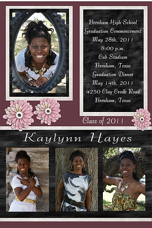 Kaylynn Hayes finished